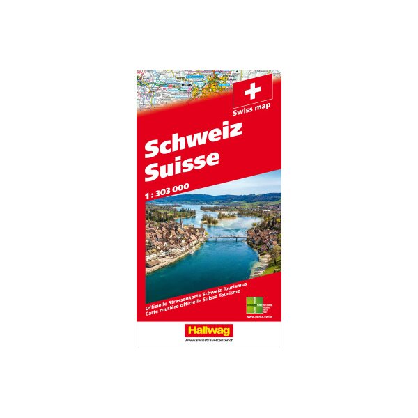 HALLWAG Strassenkarte 3-8283-1048- Schweiz 1:303 000