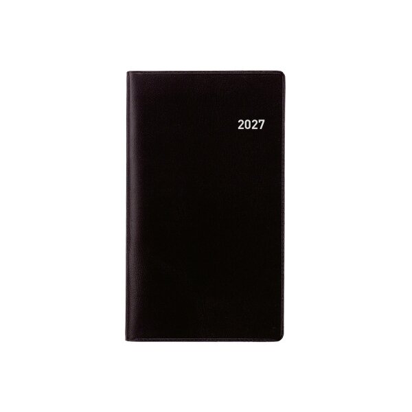 BIELLA Agenda Luzern 2027 855512020027U 1M/2P noir ML 8.7x15.3cm