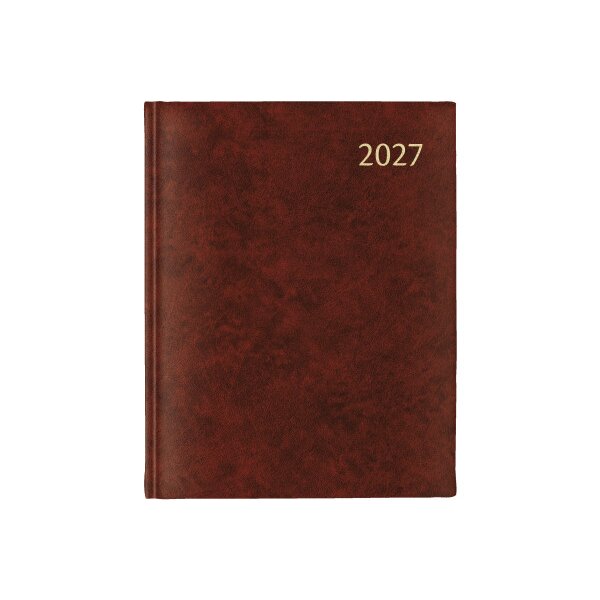 AURORA Agenda Florence Largo 2027 3115R 1T/1S bordeaux ML 16.5x21cm