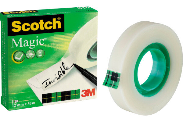 SCOTCH Magic Tape 810 12mmx33m 8101233K invisible, inscriptible