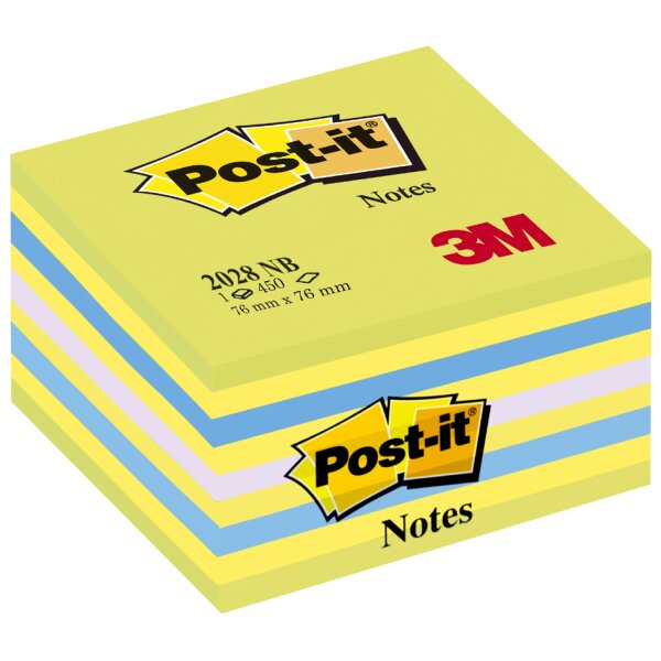 Post-it Haftnotiz-Würfel notes, 76 x 76 mm, gelb