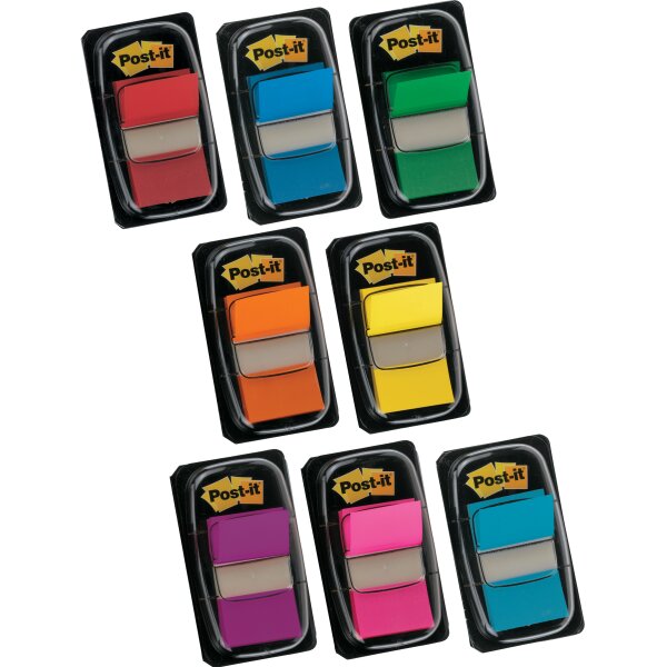 Post-it Marque-page adhésif Index, 25,4 x 43,2 mm, pink