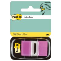 Post-it Marque-page adhésif Index, 25,4 x 43,2 mm, pink