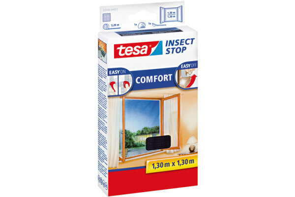 TESA Insect Stop COMFORT 1,3x1,3m 553960002 noir