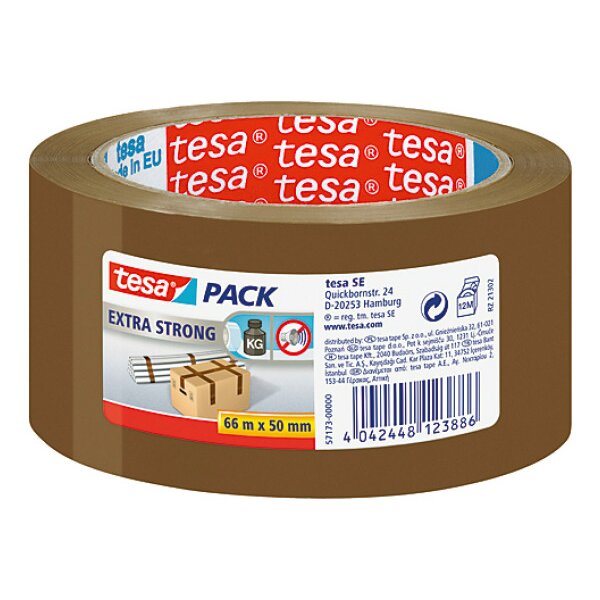 TESA Ruban demballage 50mmx66m 571730000 brun