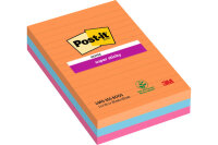 POST-IT Super Sticky Notes 152x101mm 4690-3SS-BOOS 3...
