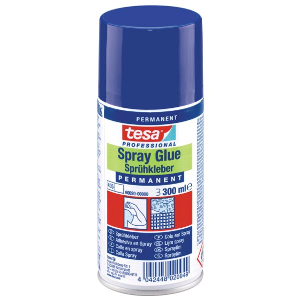 tesa Colle en spray PERMAMENT, 300 ml, couleur: beige
