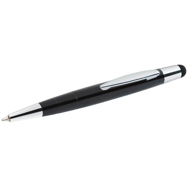 WEDO Stylet 2 en 1 Pioneer Mini, tr&egrave;s brillant, noir