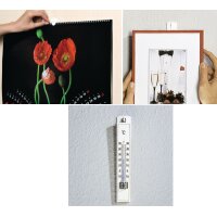 tesa Powerstrips Bilder-Nagel, weiss, Haltekraft: max. 1 kg