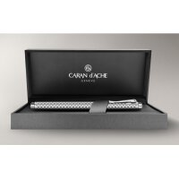 CARAN DACHE Stylo plume M 958.516 Ecridor Golf Palladium