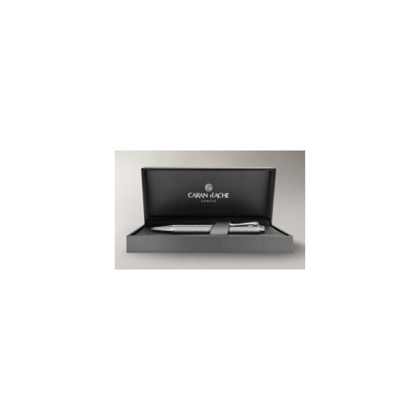 CARAN DACHE Stylo à bille 890.516 Ecridor Golf Palladium