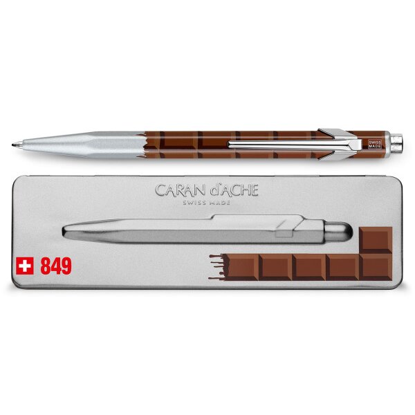 CARAN DACHE Stylo à bille 849 849.752 chocolat étui