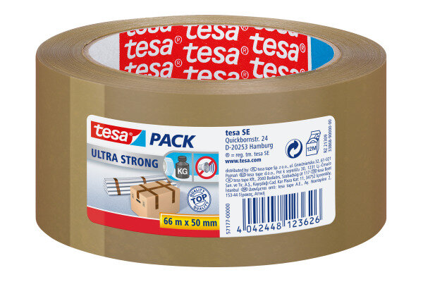 TESA Tesapack ultra strong 50mmx66m 571770000 brun, antidéchirure