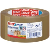 tesapack Verpackungsklebeband ULTRA STRONG, 38 mm x 66 m