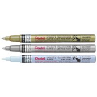 Pentel Marqueur laque PAINT MARKER MMP10, argent