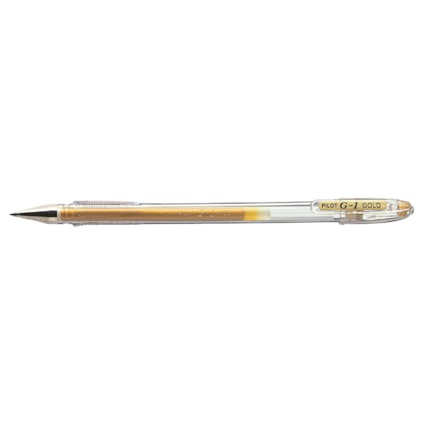 PILOT Stylo roller &agrave; encre gel G-1 M&eacute;tal, or