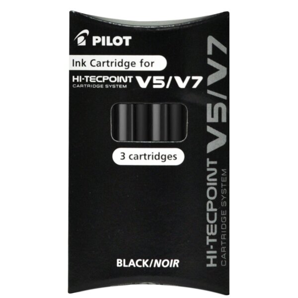 PILOT Cartouches dencre pour Stylo roller V5/V7, bleu