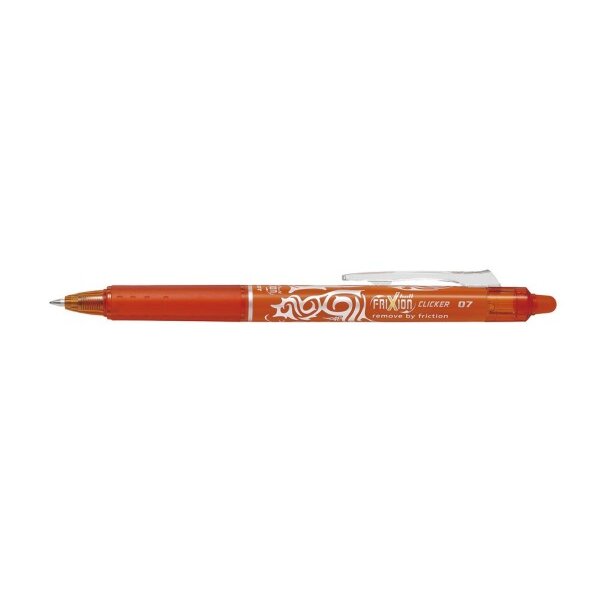 PILOT Tintenroller Frixion 0.7mm BLRTFR7KO orange, radierbar Clicker