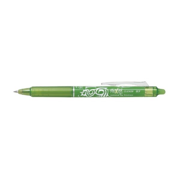 PILOT Frixion Clicker 0.7mm BLRTFR7KL hellgr&uuml;n, radierbar Clicker