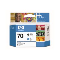 HP Tête dimp. 70 matt-noir/cyan C9404A DesignJet Z2100