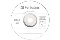 VERBATIM CD-R Jewel 80MIN 700MB 43365 52x Audio 10 Pcs