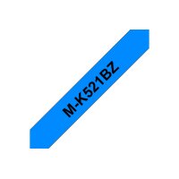 PTOUCH Ruban, non laminé noir/bleu M-K521 pour...
