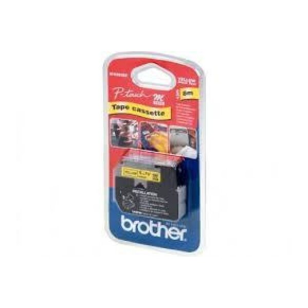 PTOUCH Ruban, non laminé noir/jaune M-K621BZ pour PT-65/75/85/110 8mx9mm