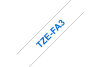 PTOUCH Ruban textile bleu/blanc TZe-FA3 pour PT-200,300,500 Long.:3m