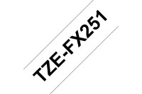 PTOUCH Flexitape laminé noir/blanc TZe-FX251 pour...