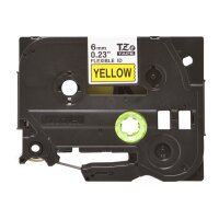 PTOUCH Flexitape laminé noir/jaune TZe-FX611 pour...