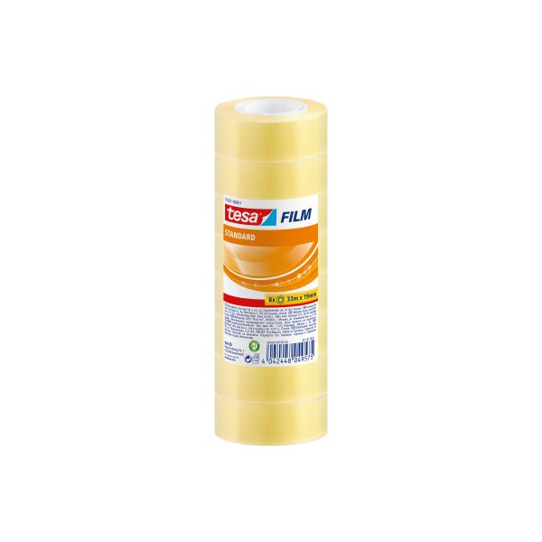 TESA Klebeband stand.Box 33mx19mm 572070000 8 pcs.