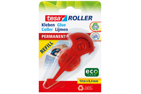 TESA Roller de colle Eco 591560000 8,4mmx14m permanent