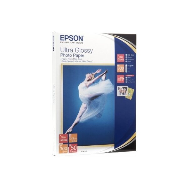 EPSON Ultra Glossy Photo 13x18cm S041944 Stylus DX 3800 300g 50 Blatt