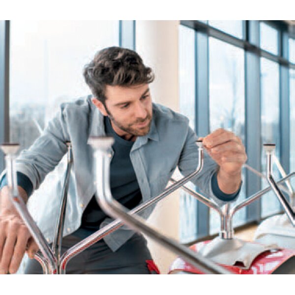 tesa Protect Patin en feutrine, diamètre: 22 mm, blanc