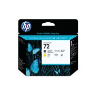HP Tête dimpr. 72 noir mat/jaune C9384A DesignJet...