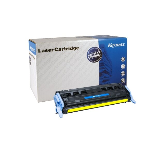 KEYMAX Cartouche CLR yellow Q6002AKEY pour HP CLJ 2600 2000 pages