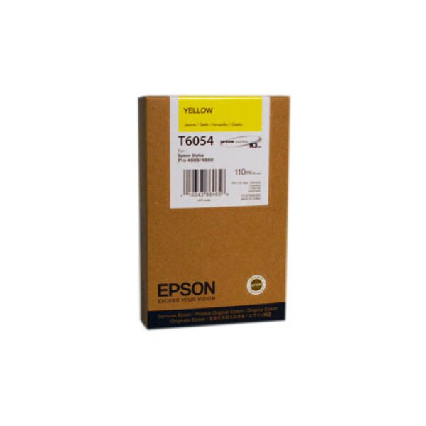 EPSON Tintenpatrone yellow T605400 Stylus Pro 4880 110ml