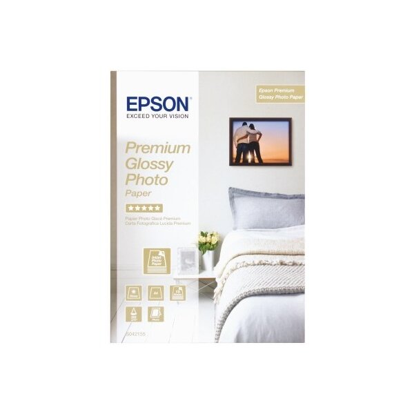 EPSON Premium Glossy Photo A4 S042155 InkJet, 255g 15 feuilles