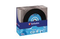 VERBATIM CD-R Slim 80MIN 700MB 43426 52x Vinyl 10 Pcs