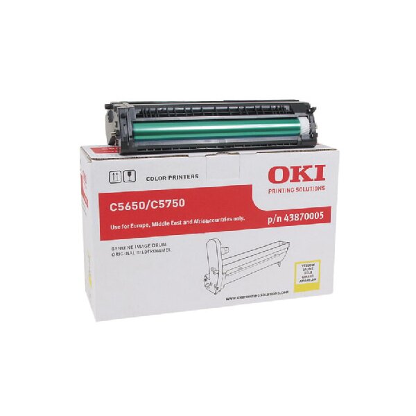 OKI Drum yellow 43870005 C5650/5750 20000 Seiten