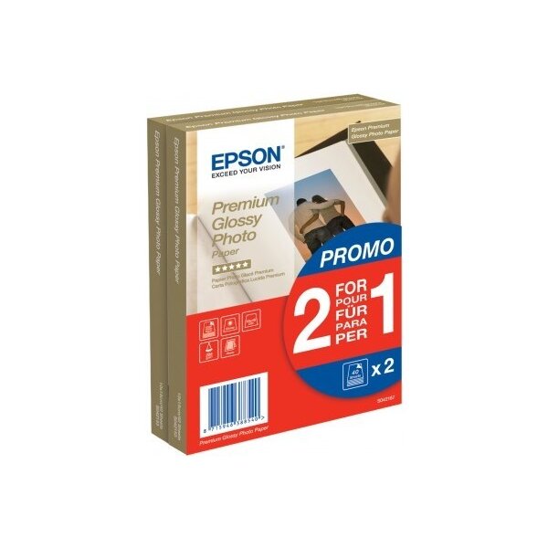 EPSON Premium Glossy Photo 10x15cm S042167 InkJet, 255g 2x40 Blatt