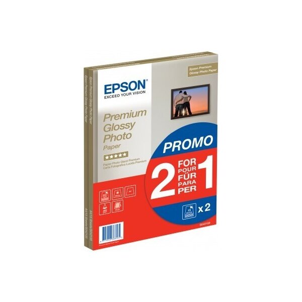 EPSON Premium Glossy Photo A4 S042169 InkJet, 255g 2x15 Blatt