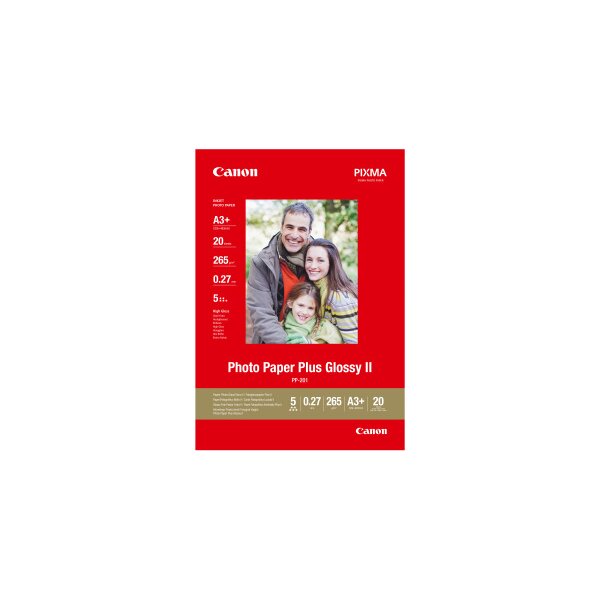 CANON Photo Paper Plus 265g A3+ PP201A3+ InkJet glossy II 20 Blatt