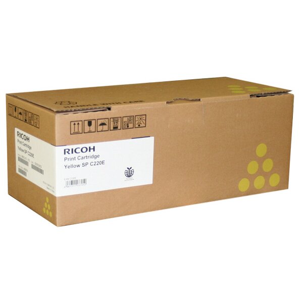 RICOH Toner yellow 407643 SP C220 2000 Seiten