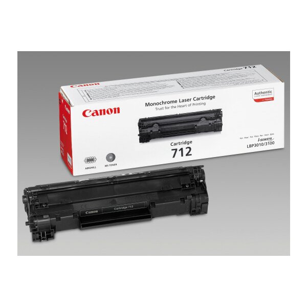 CANON Cartouche toner 712 noir 1870B002 LBP 3010/3100 1500 pages