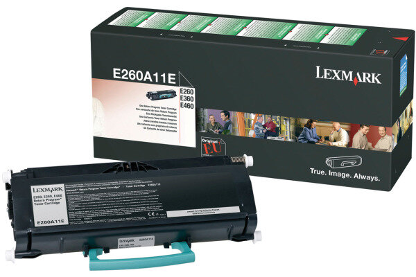 LEXMARK Toner-Modul Return schwarz E260A11E E260 360 460 3500 Seiten
