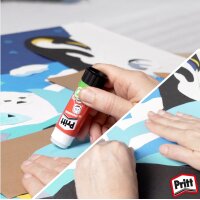Pritt Bâton de colle 6 x 22 g, en multipack, sans solvant