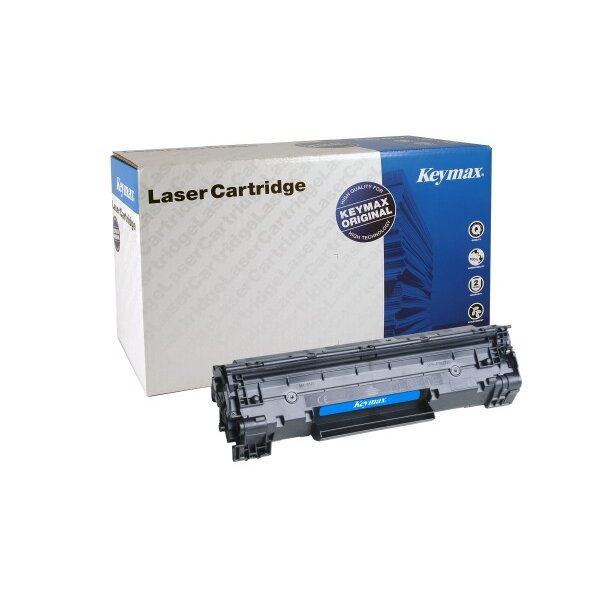 KEYMAX Cartouche CLR noir CB436AKEY pour HP LJ P1505 2000 pages