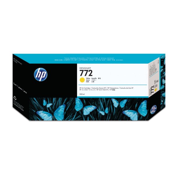 HP Cartouche dencre 772 yellow CN630A DesignJet Z5200 300ml