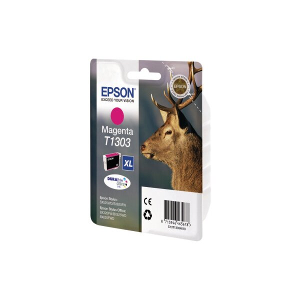 EPSON Tintenpatrone magenta T130340 Stylus SX525WD 10.1ml